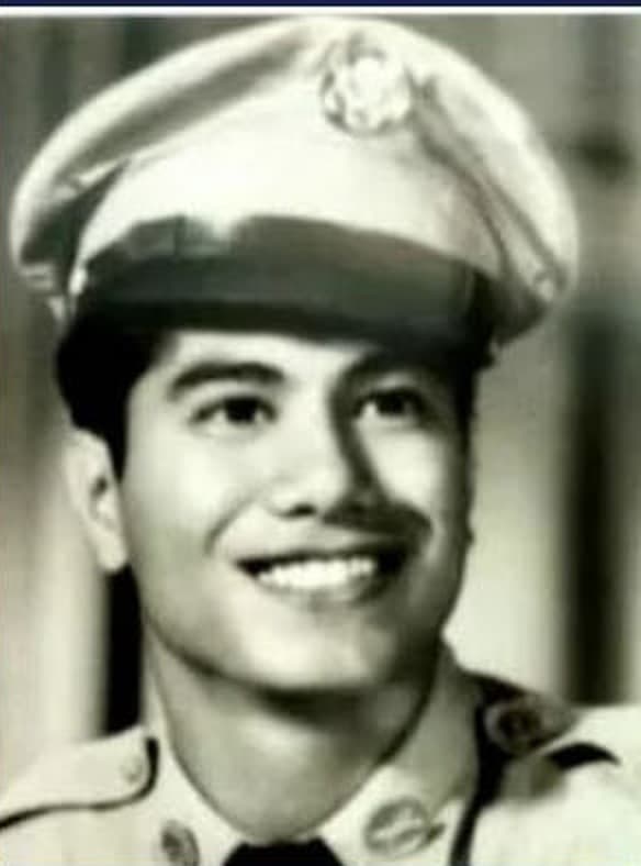 Corporal Leroy Saint John Kauhini in dress uniform, smiling